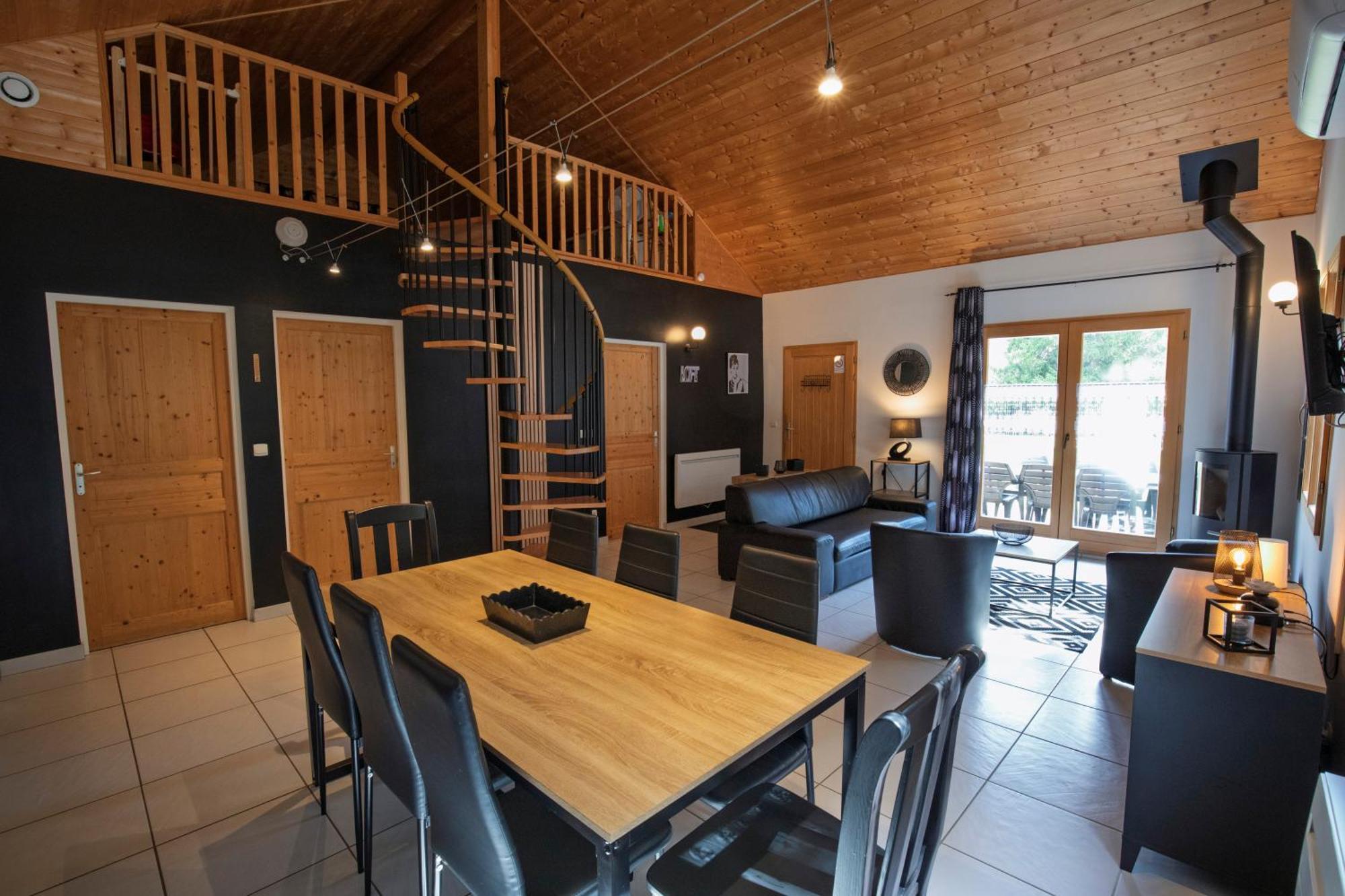Chalet De Charme Le Contemporain Ney Exterior photo