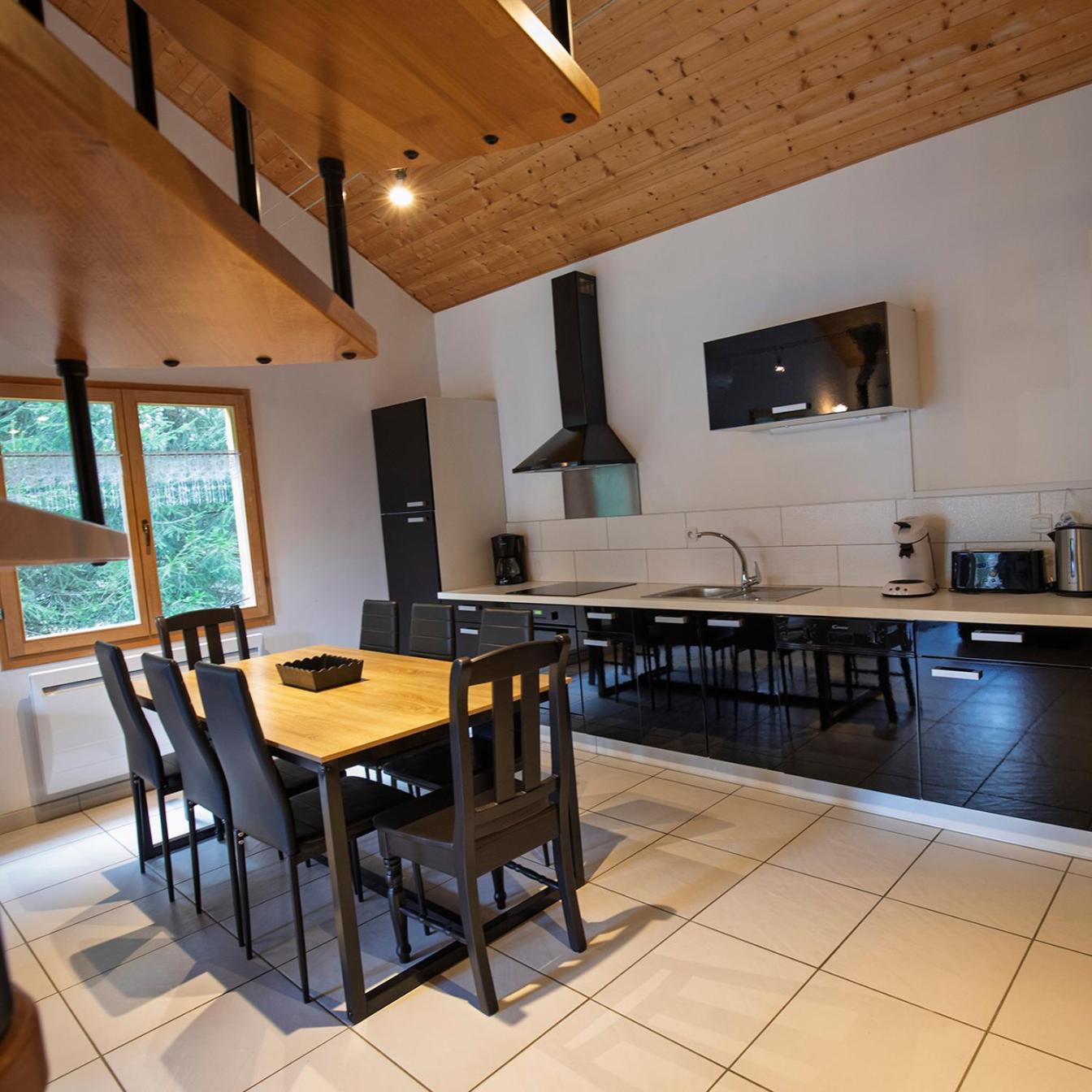Chalet De Charme Le Contemporain Ney Exterior photo